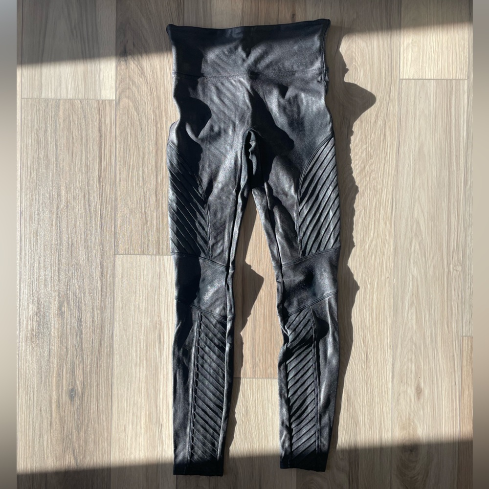 Spanx Faux Leather Moto Legging
